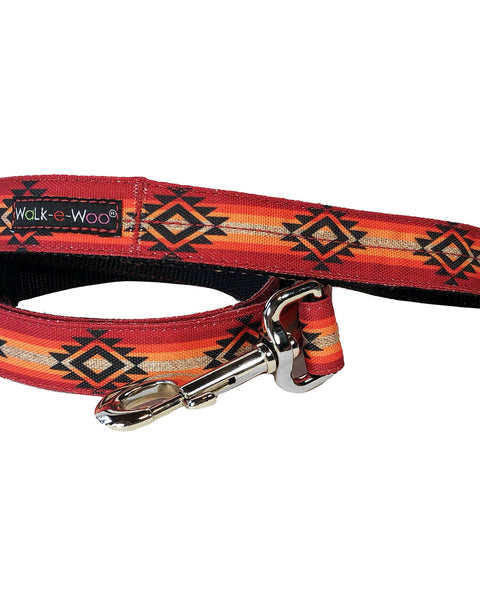 Walk-Woo Dog Collar: Sky Fire