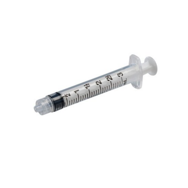 Monoject Syringes 3 mL Luer Lock