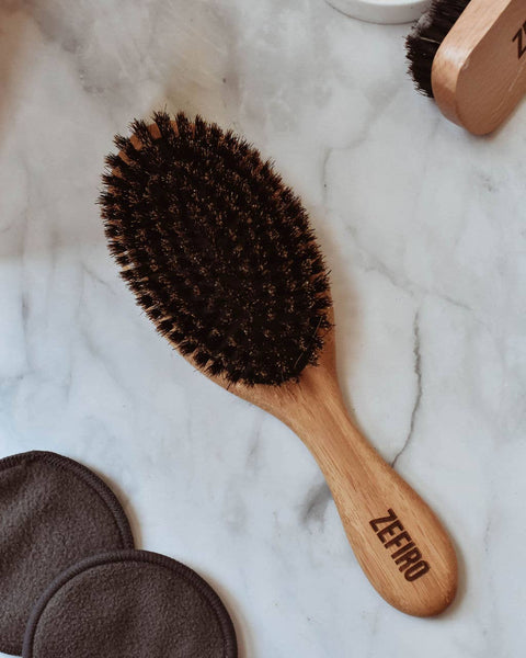 Bamboo Hair Brush - Soft Bristle