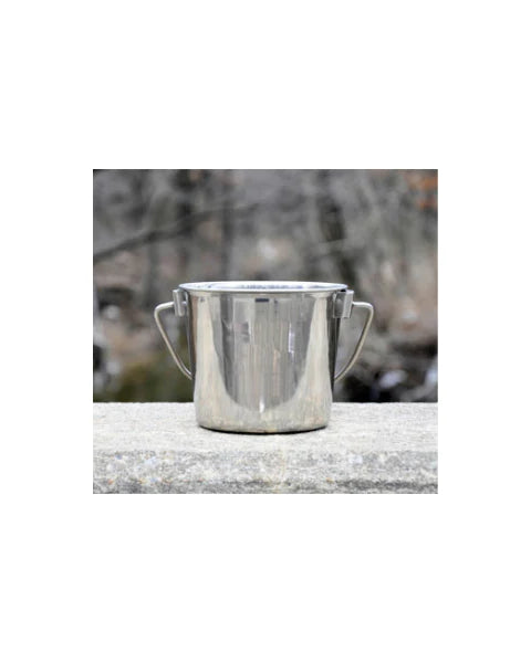Classic Heavy-Duty Standard Pail Stainless Steel 4 Quart