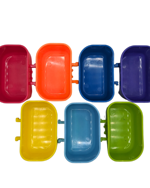 E-Z Crock Plastic Feeders in 7 Colors