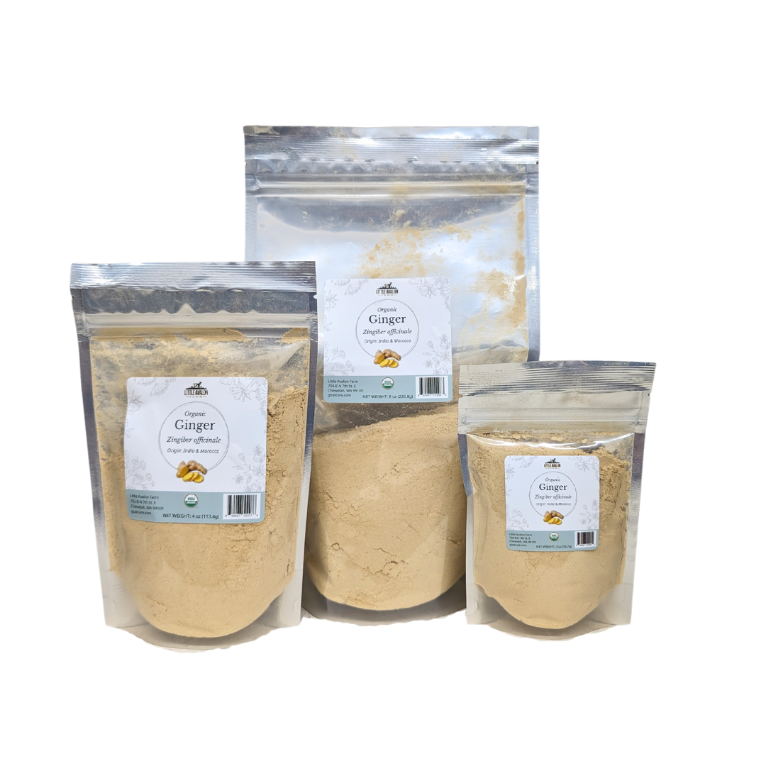 Organic Ginger Root by Little Avalon Farm with Bonus Digital Content!