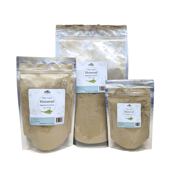 Horsetail Powder (Wild Crafted) by Little Avalon Farm with Bonus Digital Content!