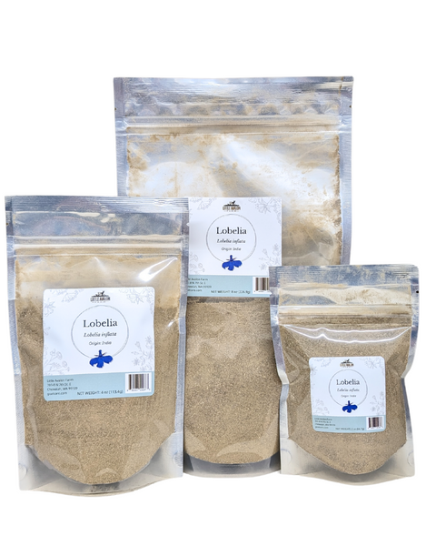 Lobelia Leaf Powder (Wild Crafted) by Little Avalon Farm with Bonus Digital Content!