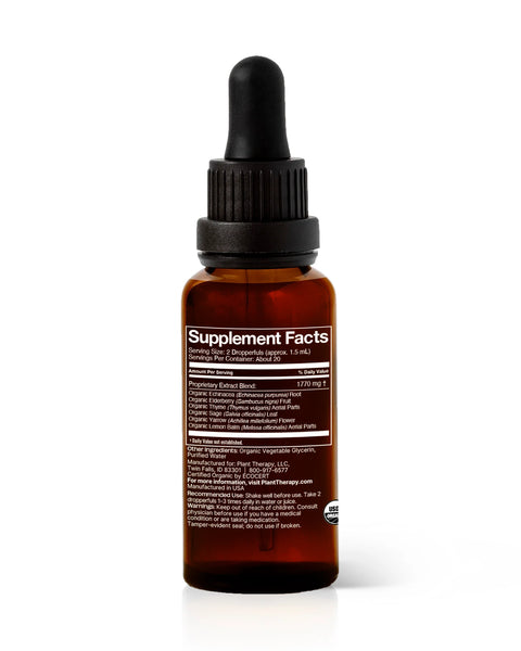 Plant Therapy Immunity Boost Herbal Supplement Facts