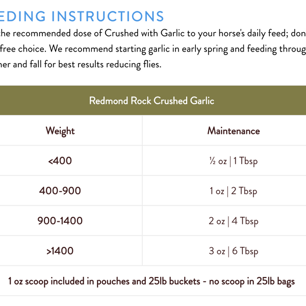Redmond Daily Red® Crushed™ Garlic - Mineral Supplement