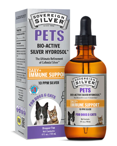 PETS Bio-Active Silver Hydrosol Dropper Top 4 oz