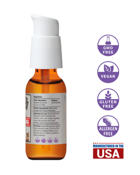 Sovereign Silver First Aid Gel - Pump