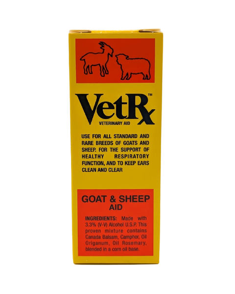 VetRx Respiratory and Ear Support Formula for Goats and Sheep