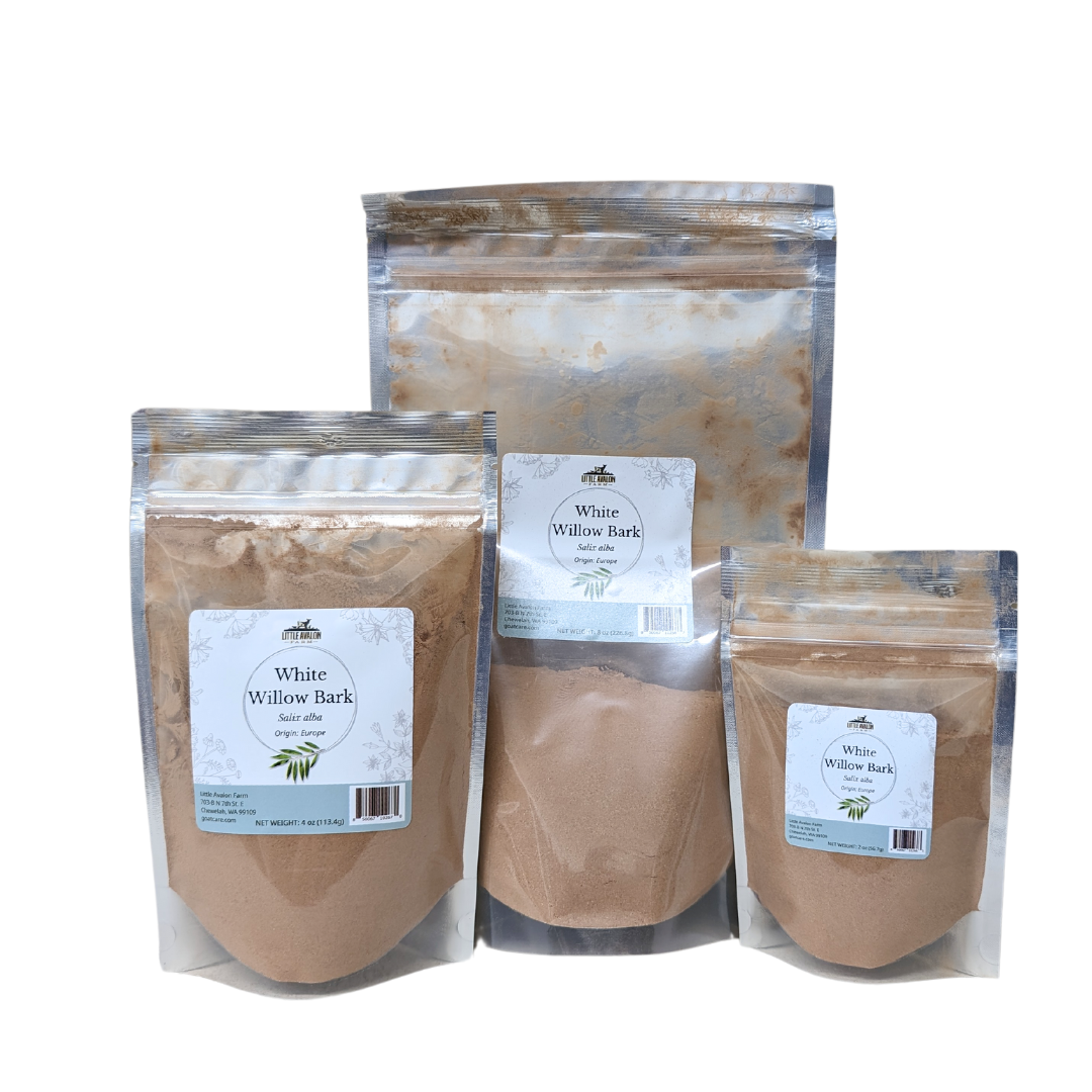 White Willow Bark Powder (Wild Crafted) by Little Avalon Farm with Bonus Digital Content!