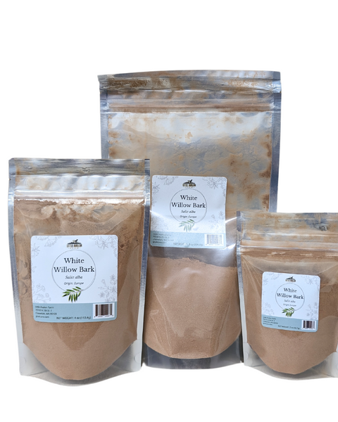 White Willow Bark Powder (Wild Crafted) by Little Avalon Farm with Bonus Digital Content!