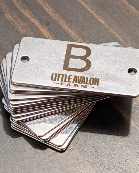 Stainless Steel Mineral Identification Tags