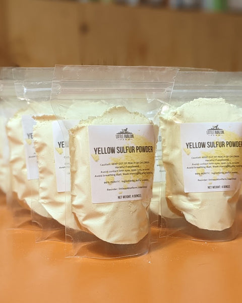 Elemental Yellow Sulfur Powder 99% Purity