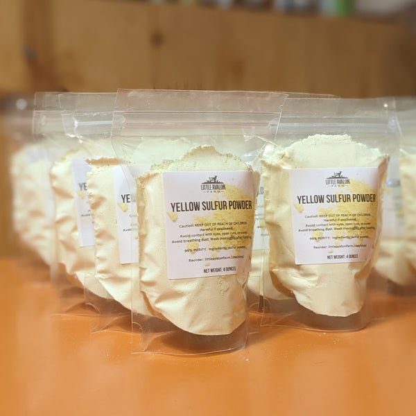 Elemental Yellow Sulfur Powder 99% Purity