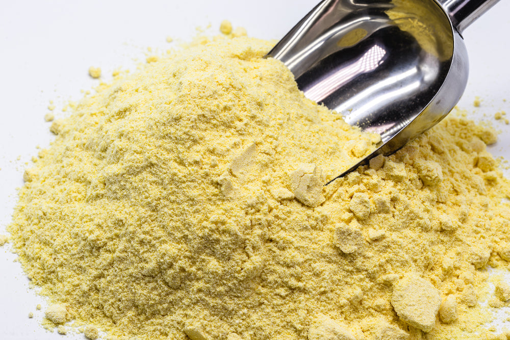 Yellow sulphur powder for dogs shops