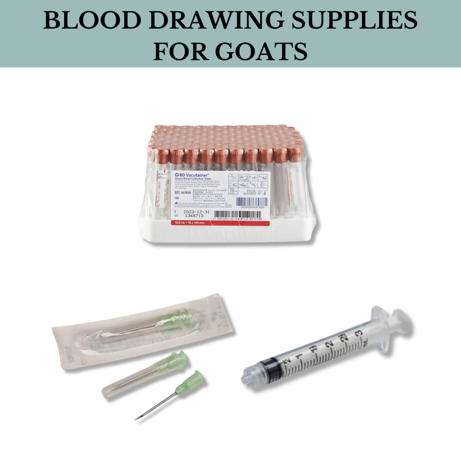 Blood Drawing Supplies for Goats