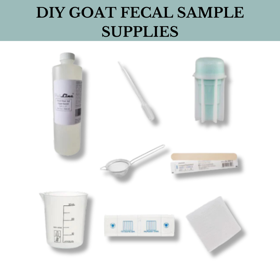 DIY Goat Fecal Sample Supplies