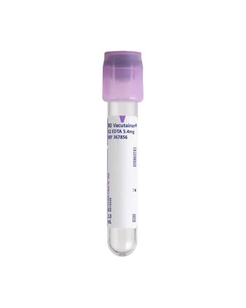 BD Vacutainer Blood Collection Tube - Lavender Top