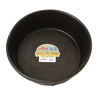 Rubber Feed Pan for Goats - Choose 8 Quart or 3 Gallon