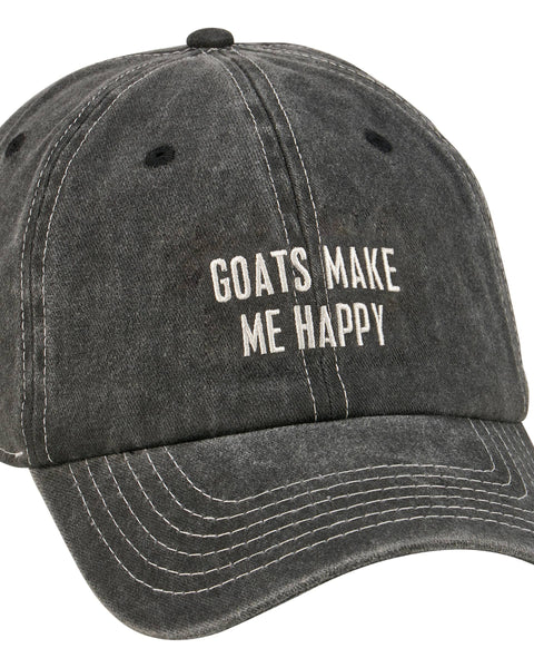 Goats Make Me Happy Baseball Cap