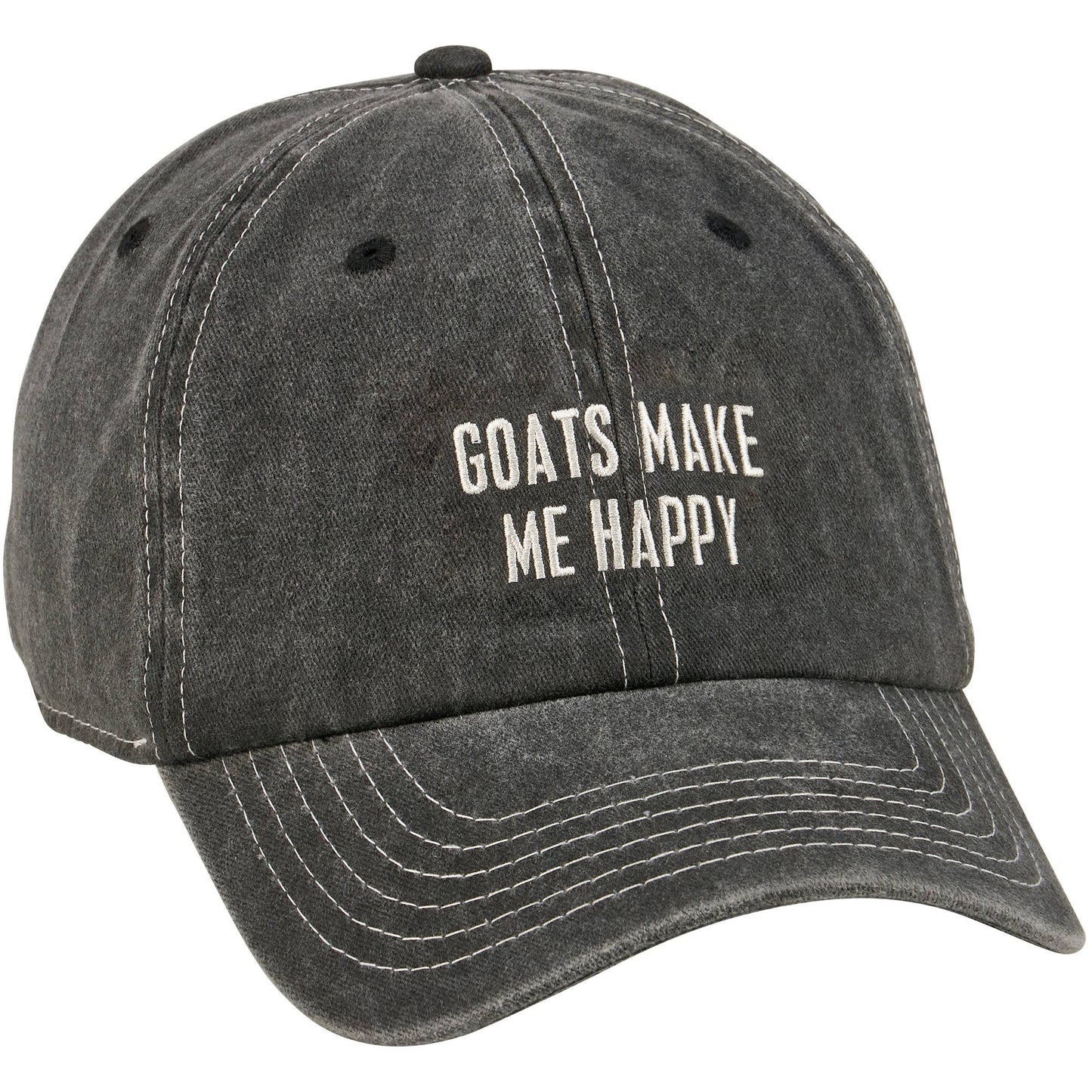 Goats Make Me Happy Baseball Cap