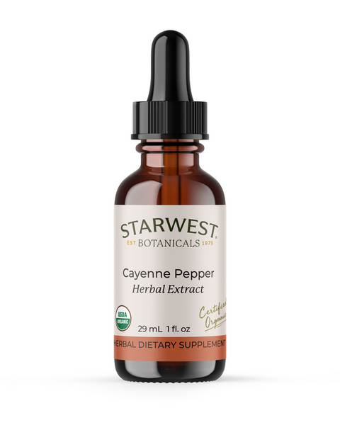 Starwest Botanicals Cayenne Pepper Extract Organic 1 fl.oz.