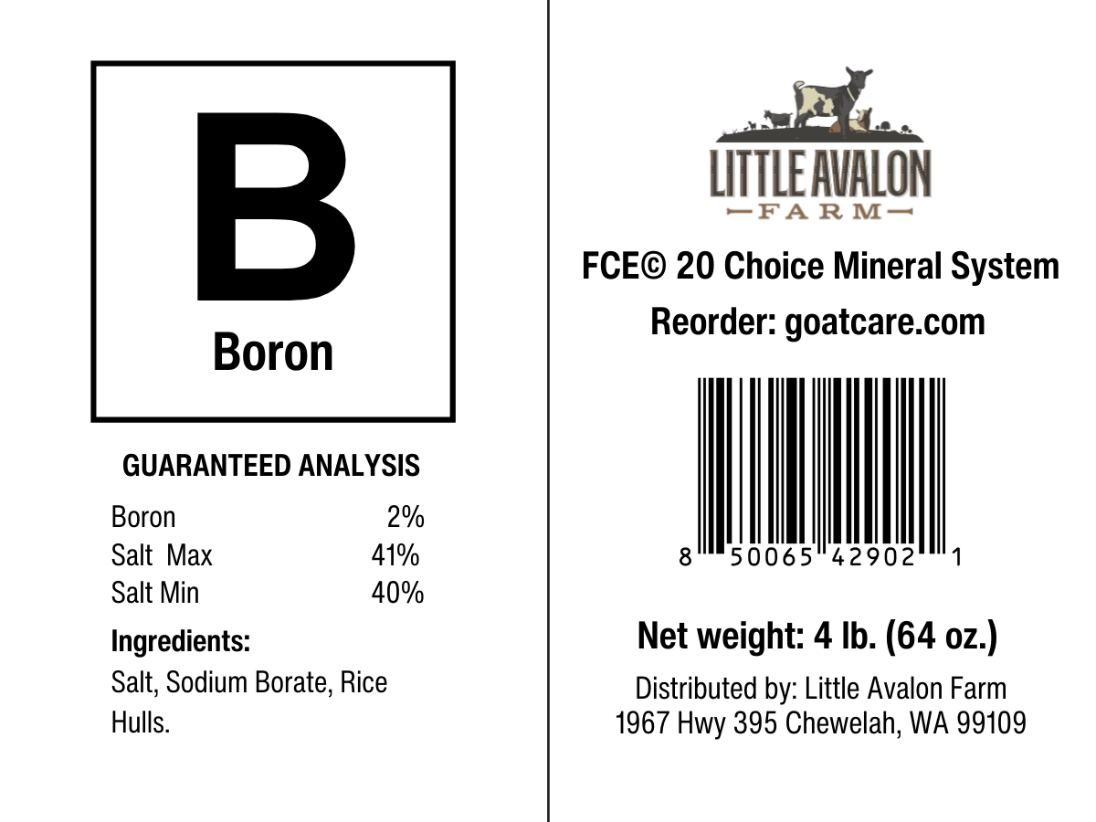 Boron for the Mineral Buffet - BaB