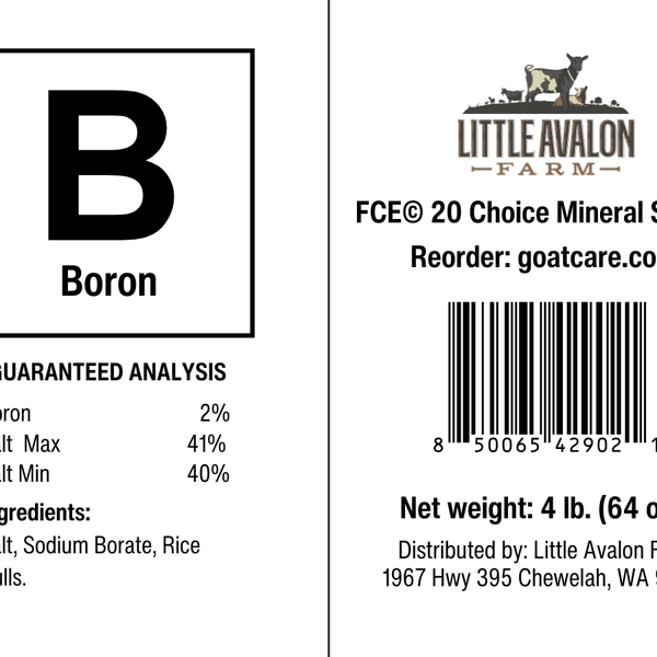 Boron for the Mineral Buffet - BaB