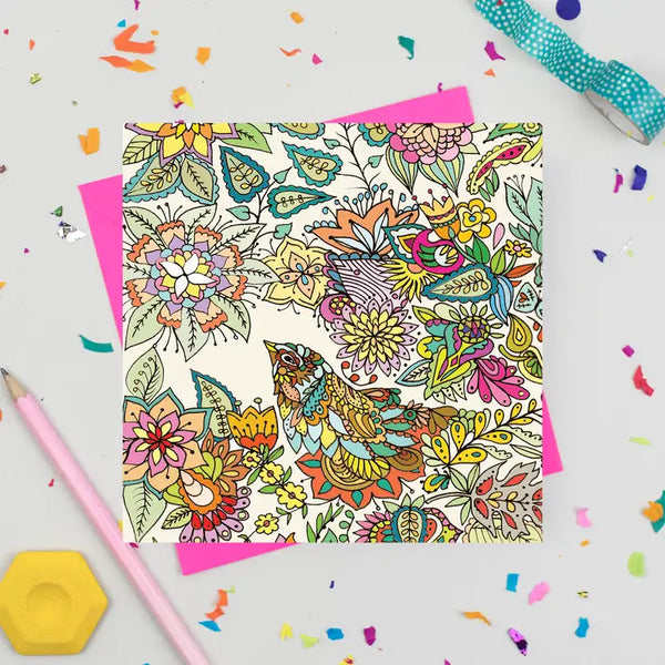 Bird Greeting Card