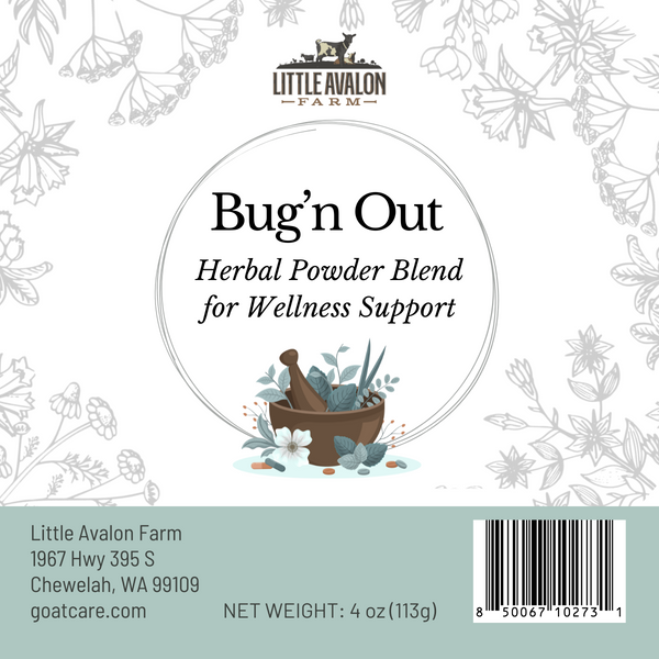 Bug’n Out Herbal Powder Blend for Animal Wellness Support 4oz