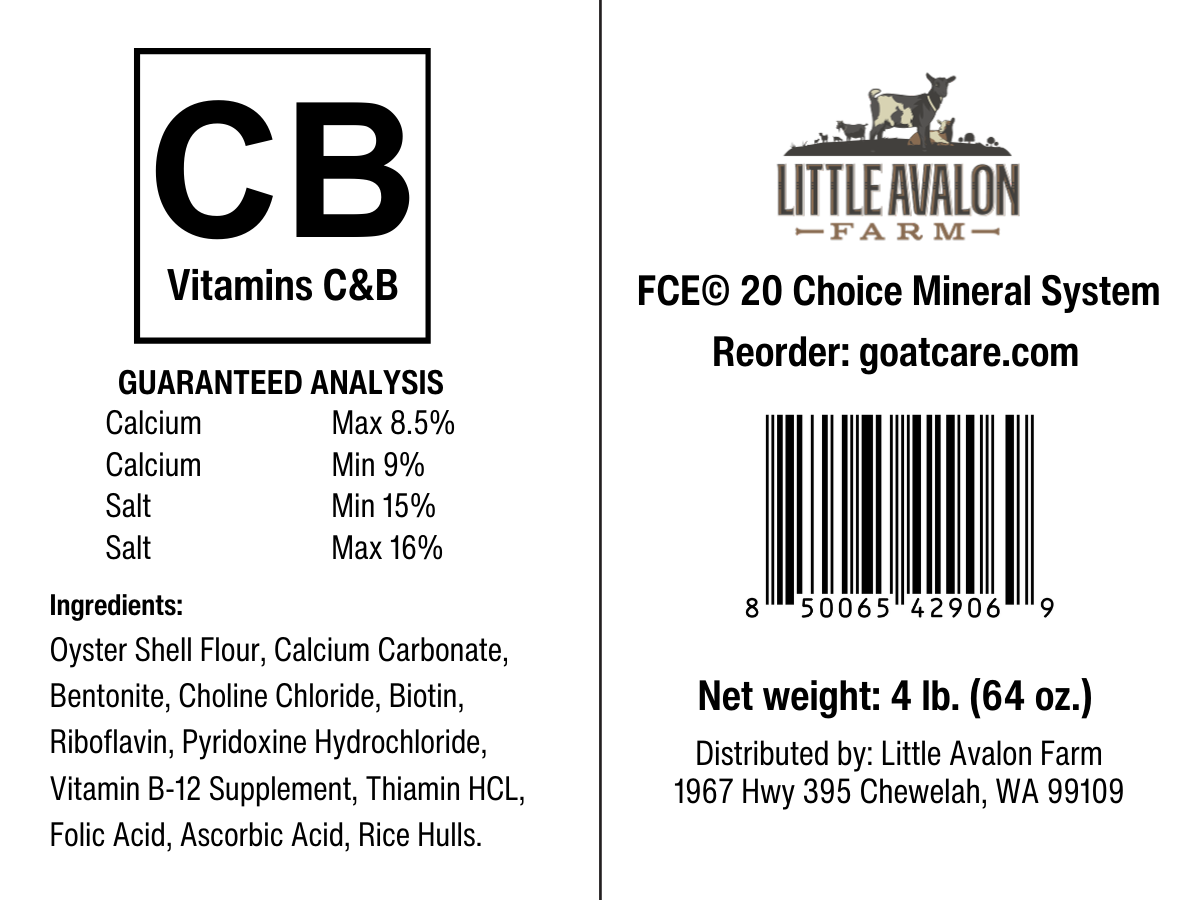 Vitamins C&B for the Mineral Buffet - BaB
