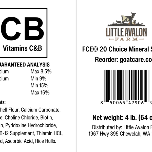 Vitamins C&B for the Mineral Buffet - BaB