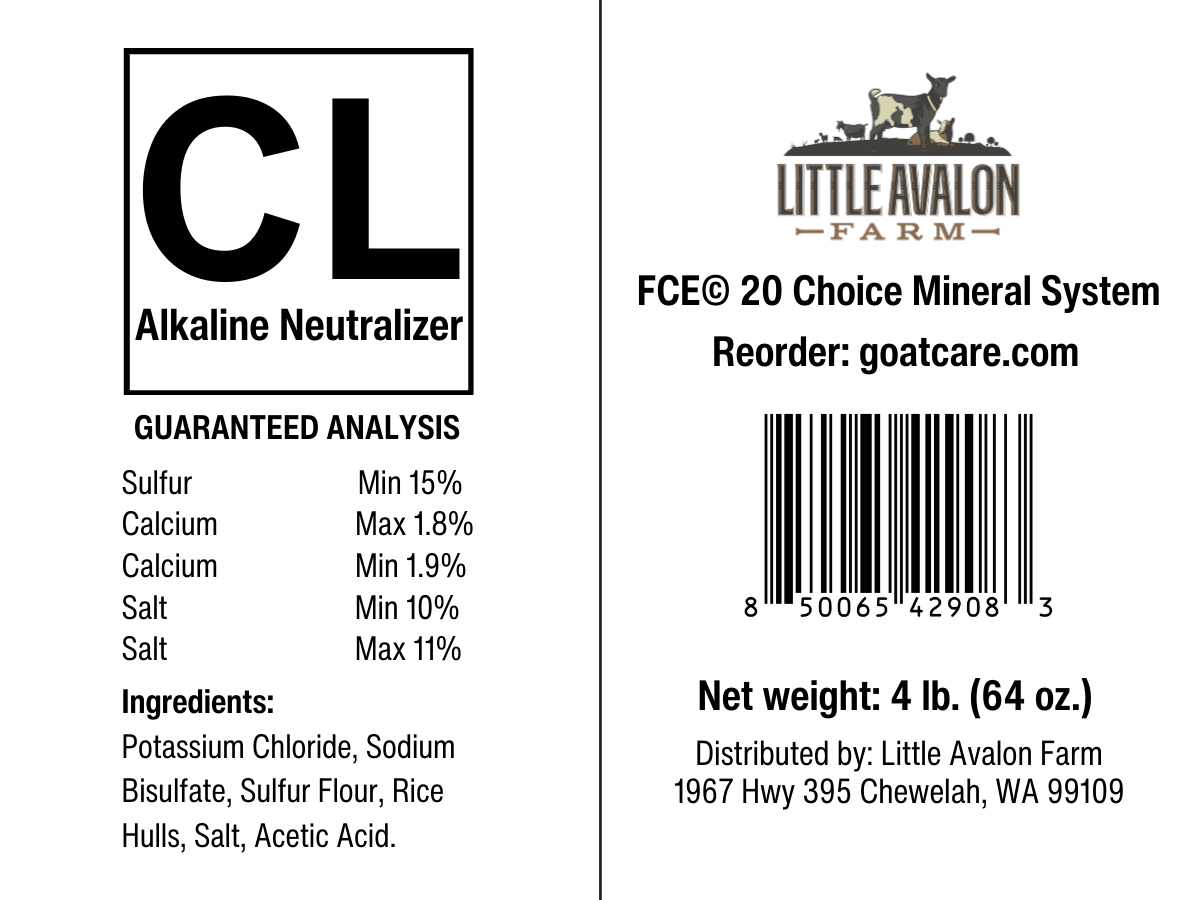 Alkaline Neutralizer (CL) for the Mineral Buffet - BaB