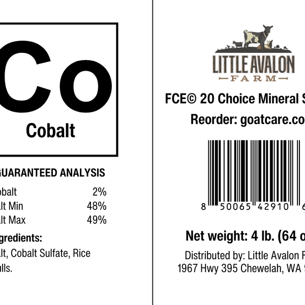 Cobalt for the Mineral Buffet - BaB