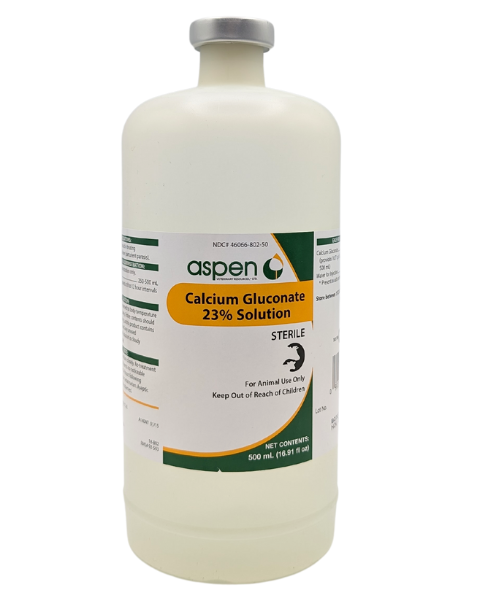 Calcium Gluconate 23% Solution 500 ML Bottle