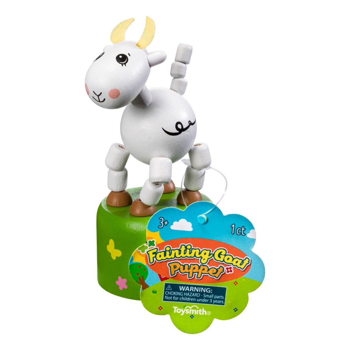 Farm Fresh Fainting Goat Puppet - Retro Toys