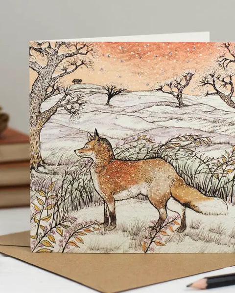 Fox in the Fields Greeting Card