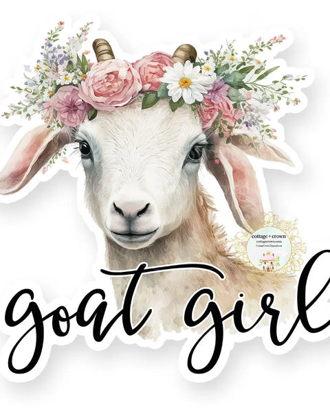 Goat Girl Vinyl Decal Sticker