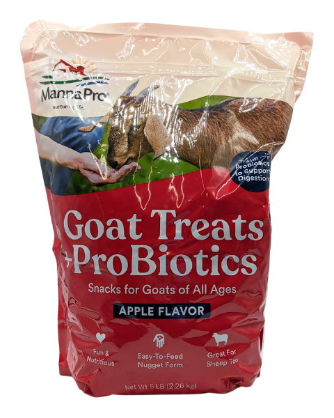 Goat Treats + Probiotics by Manna Pro 5 Pounds