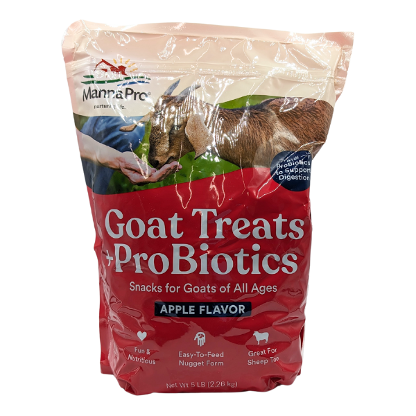 Goat Treats + Probiotics by Manna Pro 5 Pounds