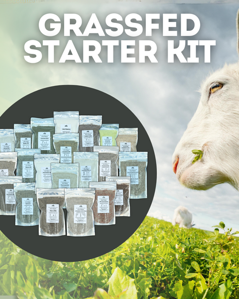 The GRASSFED Mineral Buffet Starter Kit - 20 Non GMO Minerals + Salt