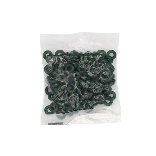 Green Castration Bands (Green Cheerios) for Banding Tool 100-Pack