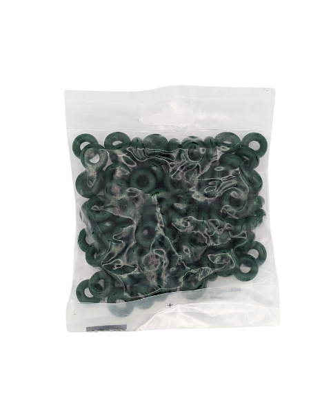 Green Castration Bands (Green Cheerios) for Banding Tool 100-Pack