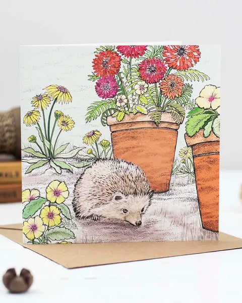 Hedgehog Greeting Card