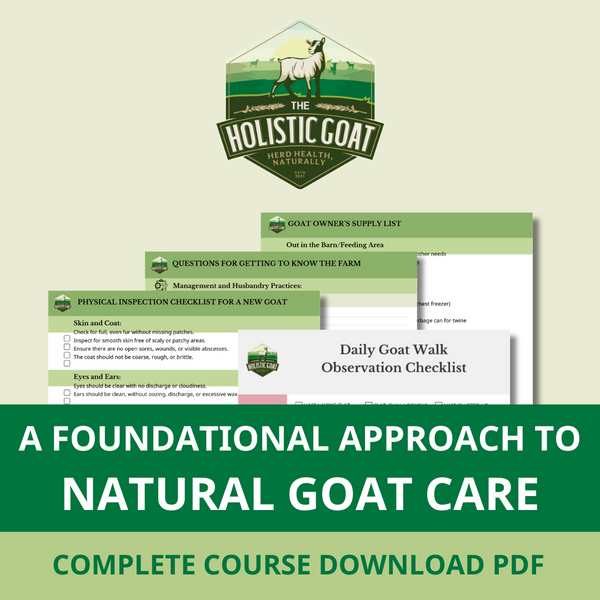 The Holistic Goat: A Foundational Approach to Natural Goat Care Complete Course Download PDF