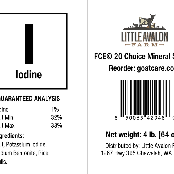 Iodine for the Mineral Buffet - BaB