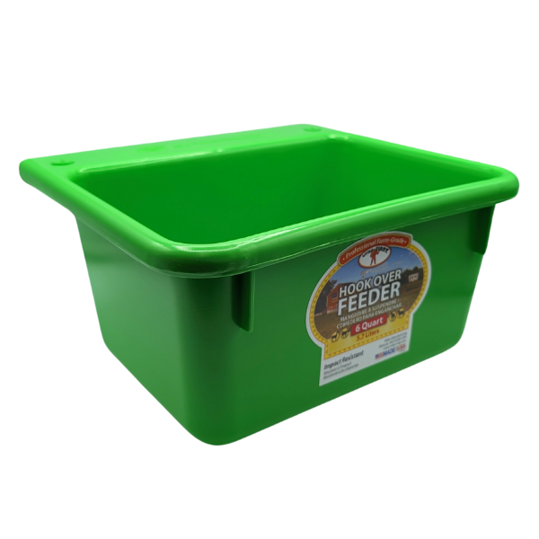 Little Giant 6-Quart Plastic Mini Feeder in 4 Colors