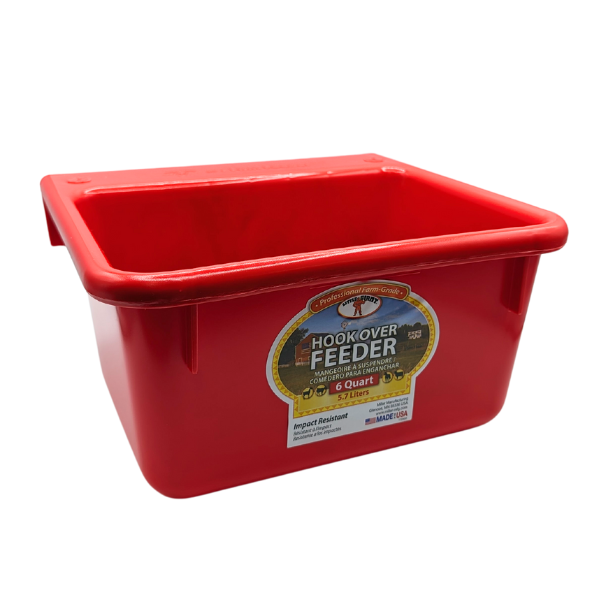 Little Giant 6-Quart Plastic Mini Feeder in 4 Colors