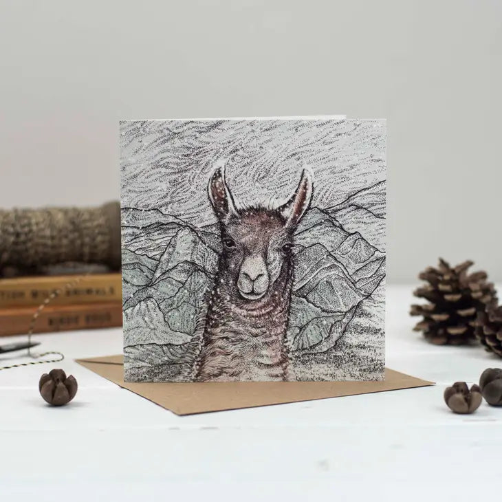 Llama Greeting Card