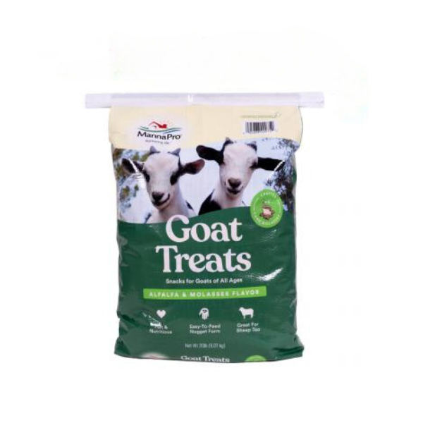 Manna Pro Goat Treats Alfalfa & Molasses Flavor, 20 lb – Mineral Buffet ...